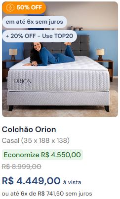 Promoções 8 orion dia das maes